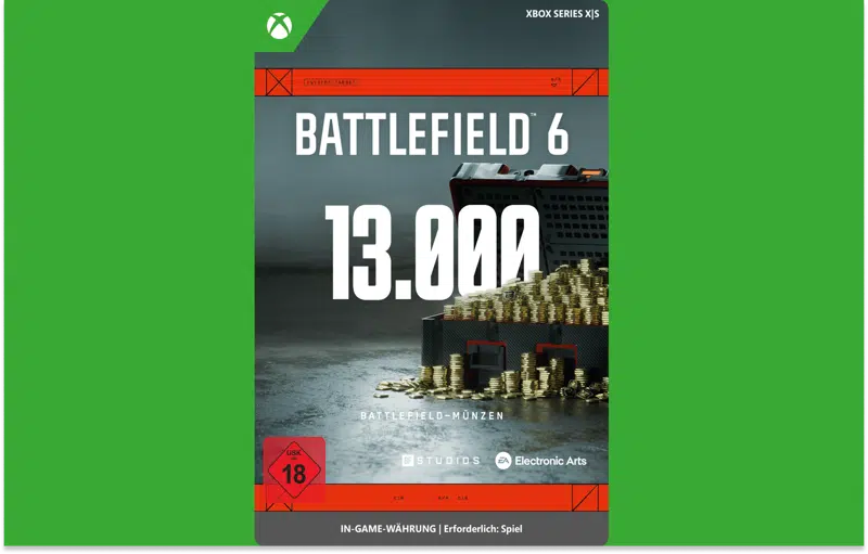 13.000 Battlefield Münzen für Battlefield™ 6 und REDSEC